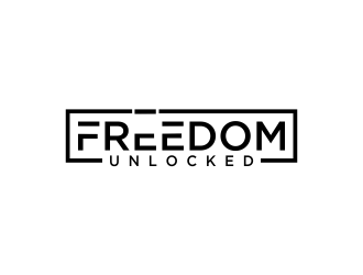 Freedom Unlocked logo design by oke2angconcept