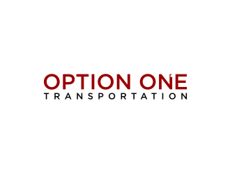 Option One Transportation  logo design by asyqh