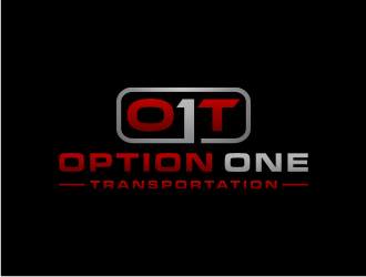 Option One Transportation  logo design by bricton