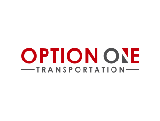 Option One Transportation  logo design by nurul_rizkon