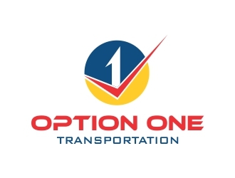 Option One Transportation  logo design by cikiyunn