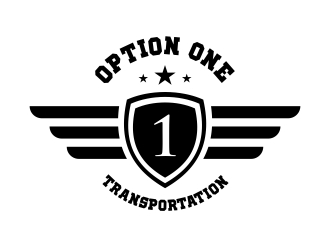 Option One Transportation  logo design by cikiyunn