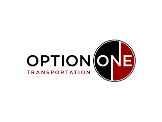 Option One Transportation  logo design by asyqh