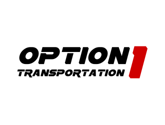 Option One Transportation  logo design by cintoko