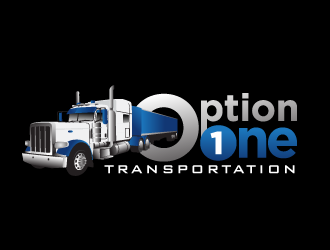 Option One Transportation  logo design by yurie
