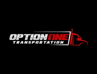 Option One Transportation  logo design by jaize