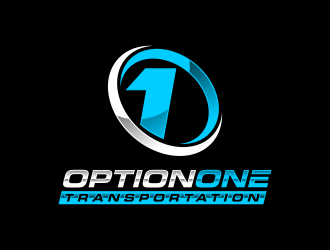 Option One Transportation  logo design by IrvanB