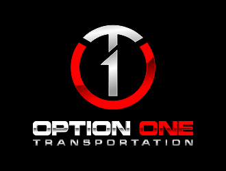 Option One Transportation  logo design by done