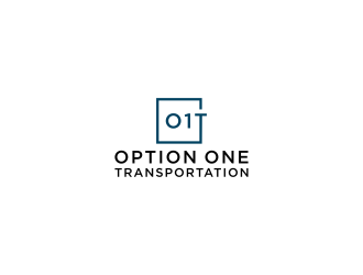 Option One Transportation  logo design by checx