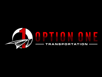 Option One Transportation  logo design by bluevirusee