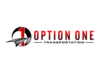 Option One Transportation  logo design by bluevirusee