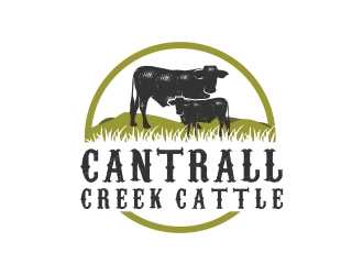 Cantrall Creek Cattle logo design by CreativeKiller