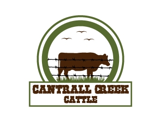 Cantrall Creek Cattle logo design by cybil
