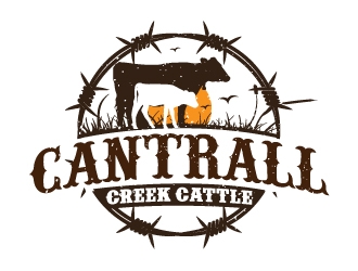 Cantrall Creek Cattle logo design by nexgen