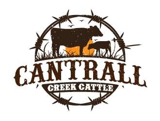 Cantrall Creek Cattle logo design by nexgen