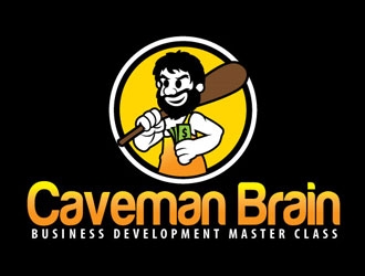 Caveman Brain Business Development Master Class logo design by shere