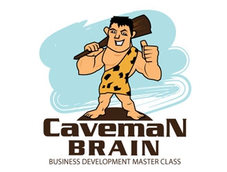 Caveman Brain Business Development Master Class logo design by shere