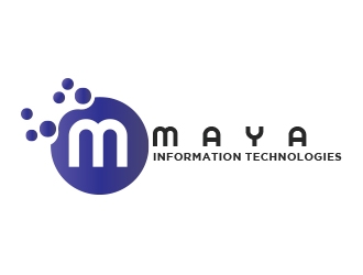 Maya Information Technologies logo design by heba