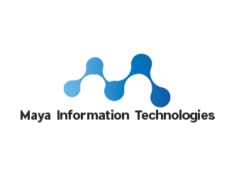 Maya Information Technologies logo design by heba