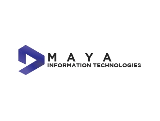 Maya Information Technologies logo design by heba
