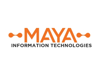 Maya Information Technologies logo design by heba