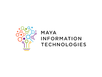 Maya Information Technologies logo design by blackcane