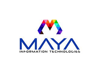 Maya Information Technologies logo design by 3Dlogos