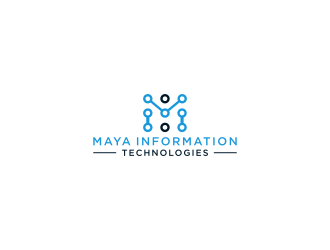 Maya Information Technologies logo design by checx