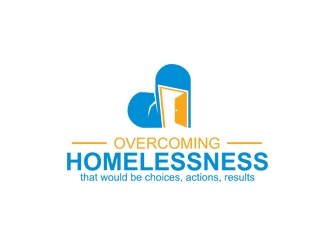 Overcoming Homelessness logo design by rahmatillah11