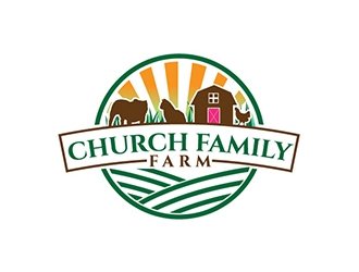 Church Family Farm logo design by AxeDesign