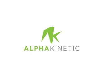 AlphaKinetic logo design by bricton