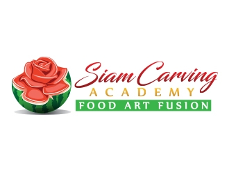 Siam Carving Academy logo design by Eliben