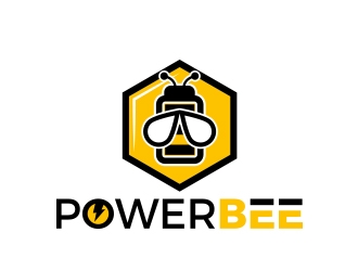 PowerBee logo design by MarkindDesign