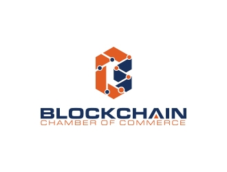Blockchain Chamber of Commerce logo design by MarkindDesign