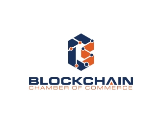 Blockchain Chamber of Commerce logo design by MarkindDesign