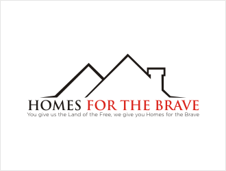 Blackjack Gives Back: Homes For The Brave logo design by bunda_shaquilla