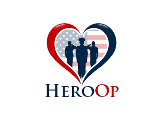 HeroOp logo design by usef44