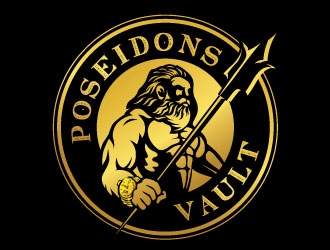 Poseidons Vault logo design by REDCROW