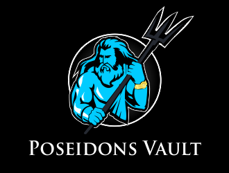 Poseidons Vault logo design by Dhieko