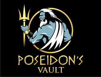 Poseidons Vault logo design by haze