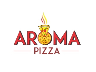 Aroma Pizza logo design by crearts