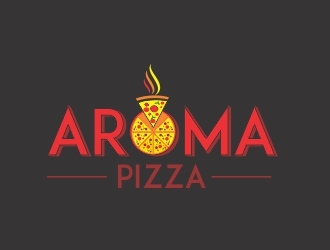 Aroma Pizza logo design by crearts