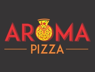 Aroma Pizza logo design by crearts