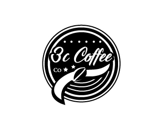 3C Coffee Co logo design by samuraiXcreations