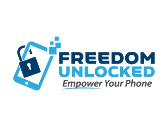 Freedom Unlocked logo design by jaize