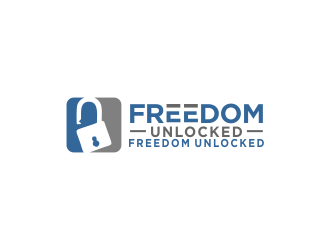 Freedom Unlocked logo design by akhi