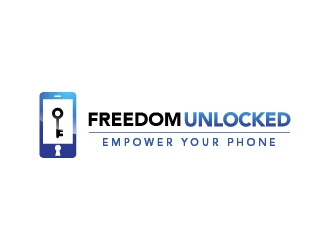 Freedom Unlocked logo design by usef44