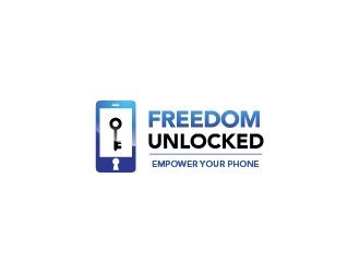 Freedom Unlocked logo design by usef44
