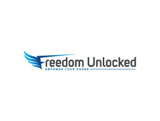 Freedom Unlocked logo design by DesignPal