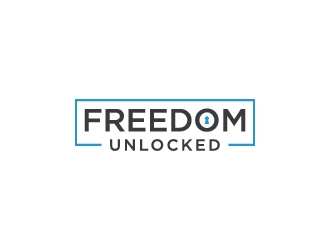 Freedom Unlocked logo design by GRB Studio
